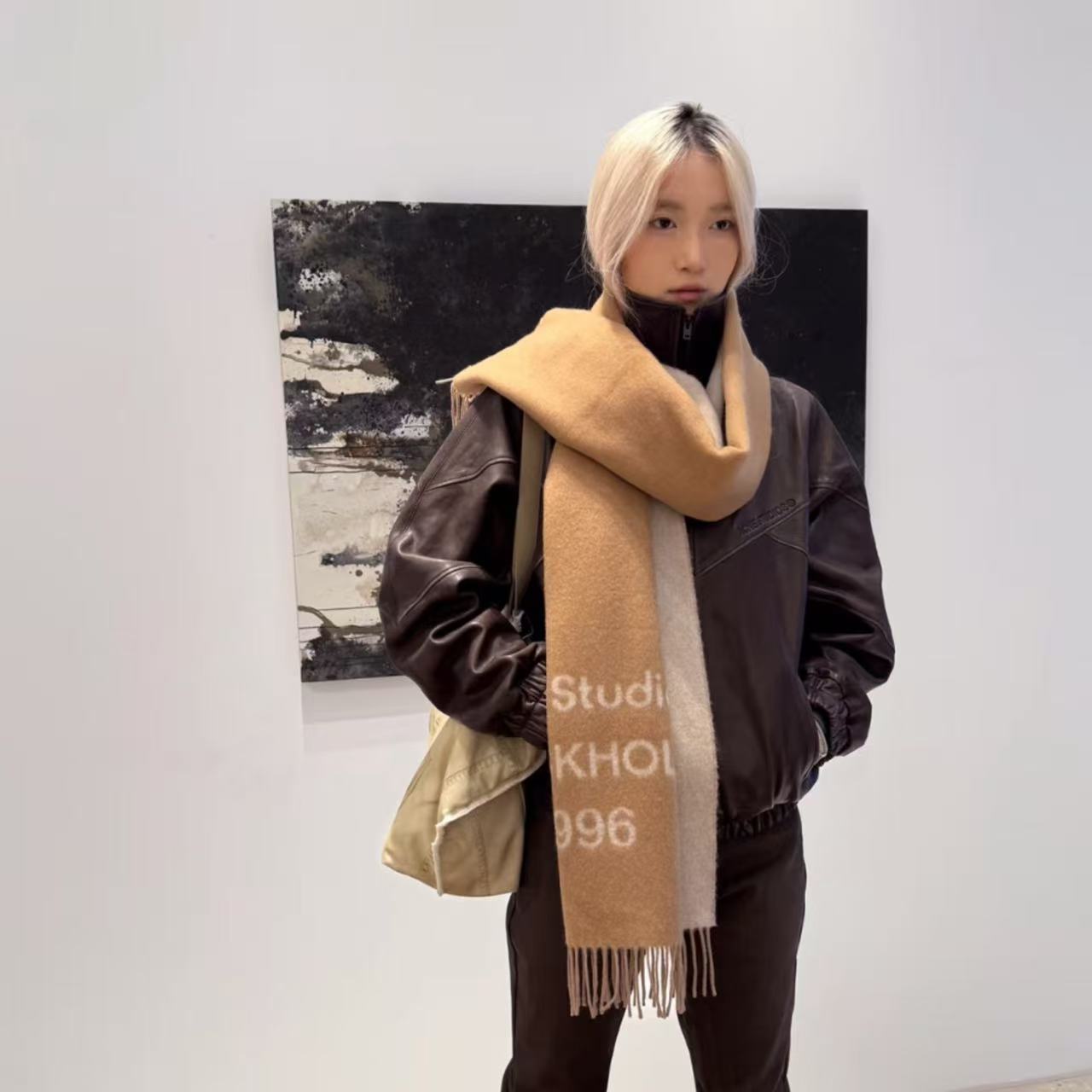 Acne Studios双面1996围巾7折优惠