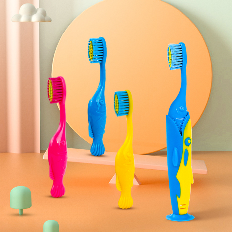 【拍2】艾克弗瑞儿童专用牙刷软毛牙膏套装