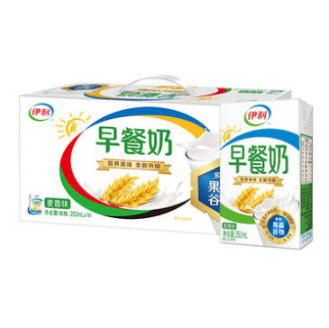66元包邮！伊利 早餐奶麦香味250ml*32盒