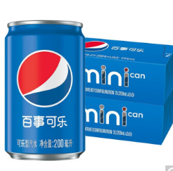 20元包邮！百事可乐 200ml*10罐 + 百事无糖 200ml*10罐