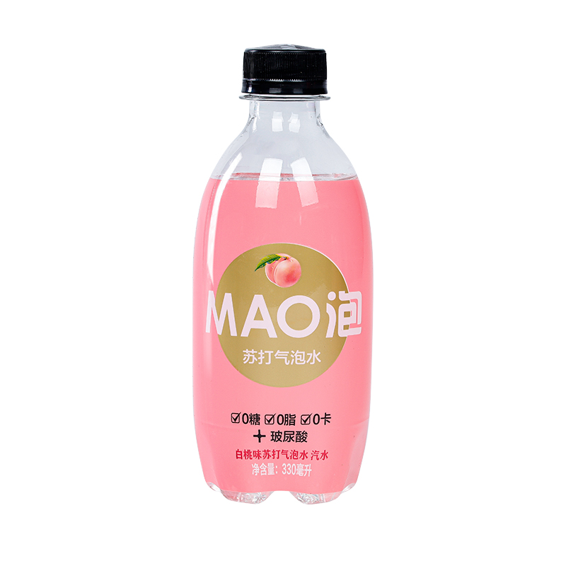 白桃味苏打气泡水330ml*6瓶
