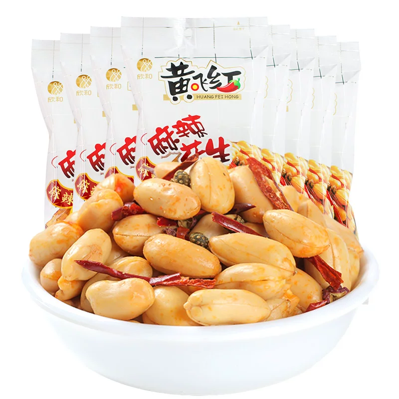 黄飞红五香椒盐麻辣花生76g×6袋