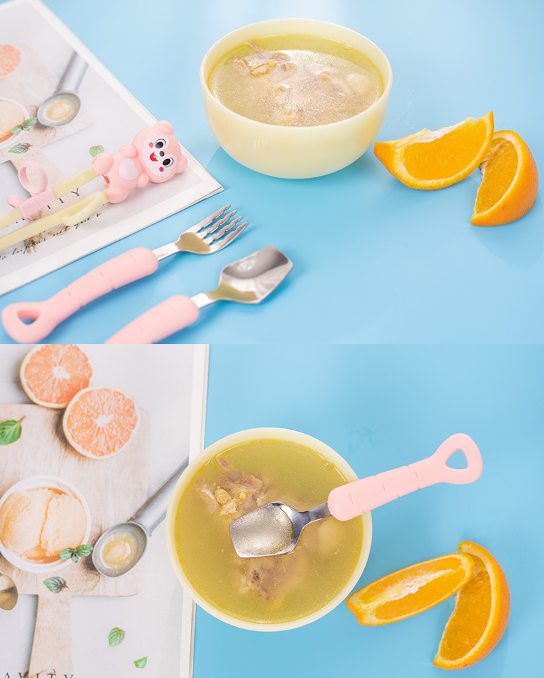 儿童宝宝训练筷子3岁宝宝学习勺子6岁练习筷