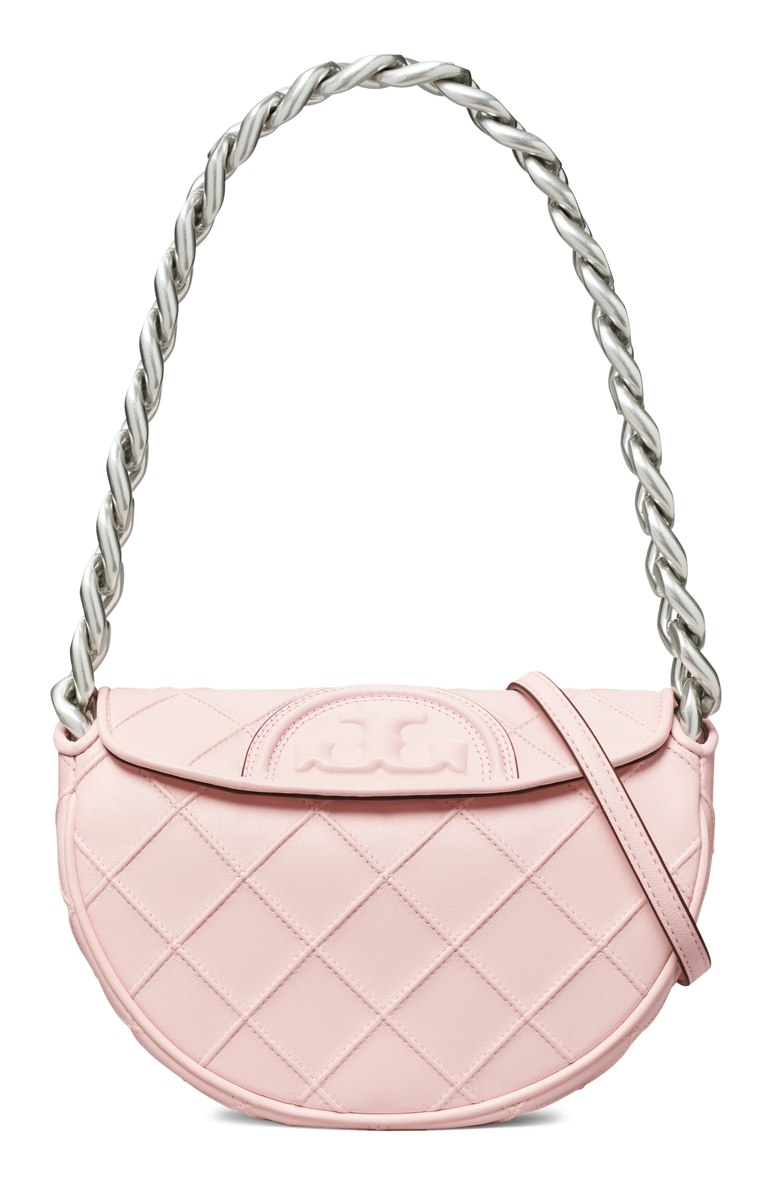 Tory Burch Mini Fleming Soft Crescent 汤丽柏琦单肩包