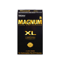 0税！Trojan特洛伊Magnum XL大号避孕套12片