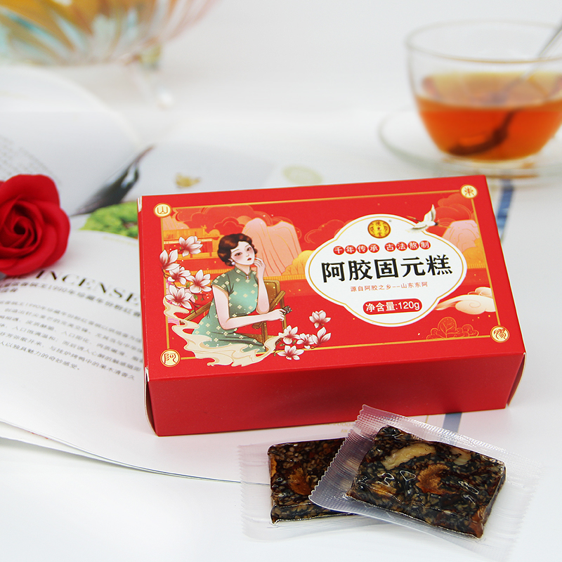 拍四件！德惠堂正宗即食阿胶固元糕