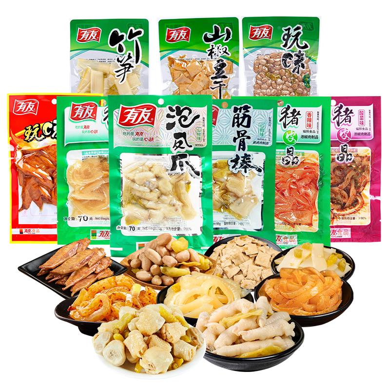 有友泡椒凤爪筋骨棒