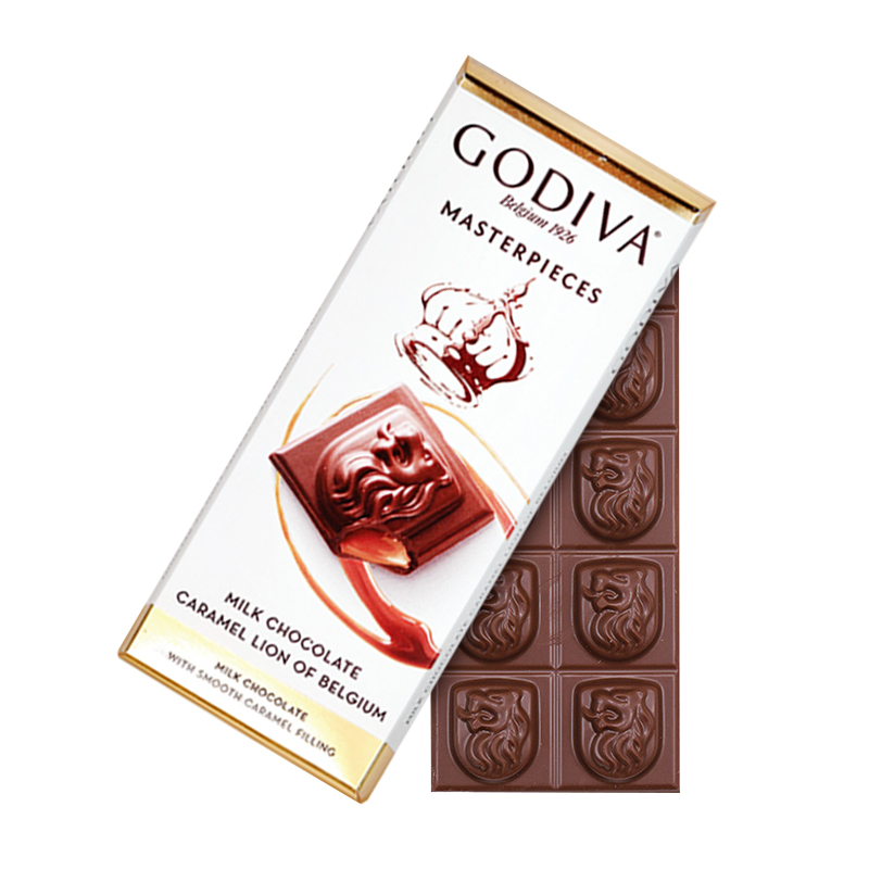 【进口】GODIVA/歌帝梵焦糖牛奶巧克力86g