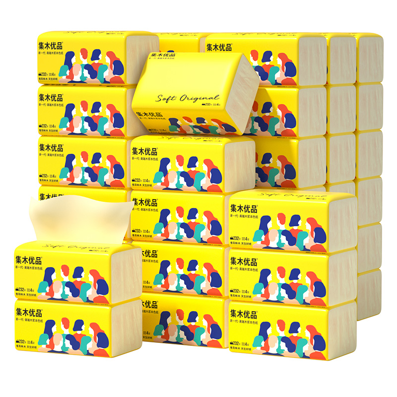 【4层加厚】集木优品整箱30包