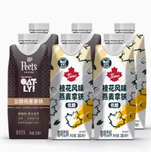19.9元包邮！OATLY联名皮爷爷6盒