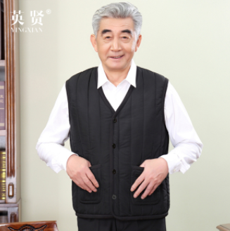 【白菜价】19元包邮！加绒加厚爸爸棉马甲