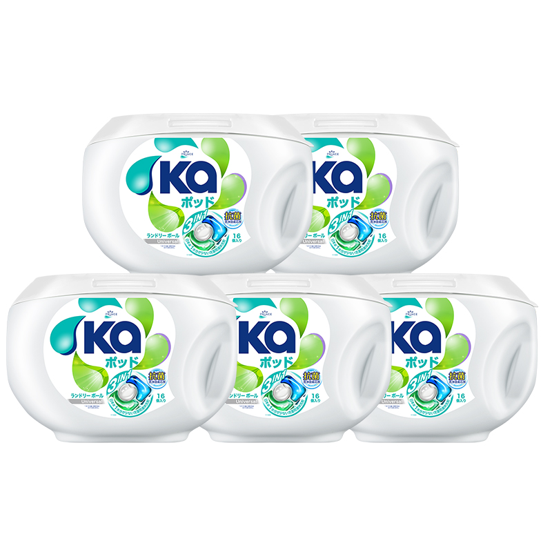 日本进口【菁华】王子Ka3合1洗衣凝珠80粒