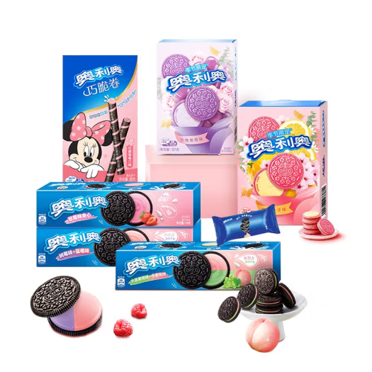 29.9元包邮！奥利奥 季节限定款 果味夹心饼干 6盒装共559g