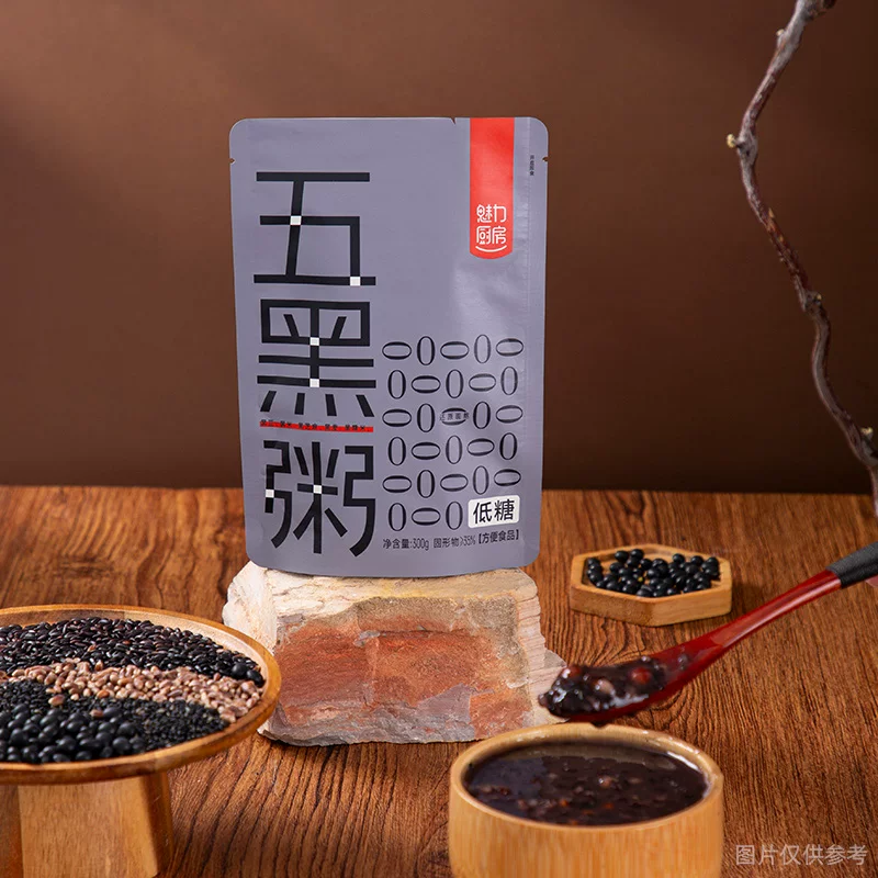 300g*5袋！免煮五黑粥