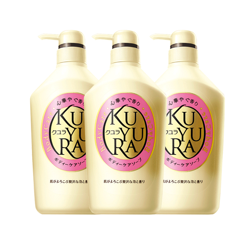 资生堂可悠然欣怡幽香沐浴露550ml*3