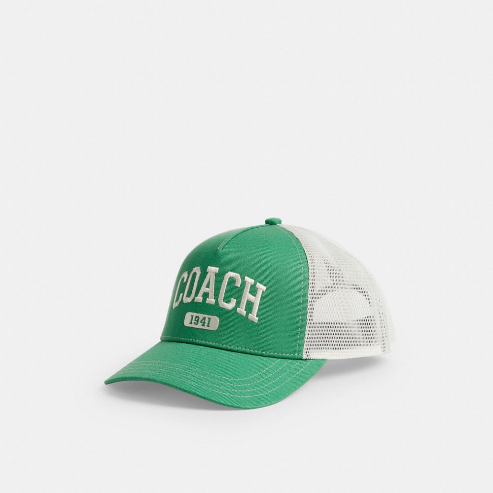 coach coach 1941 embroidered trucker hat CAA61-DUR