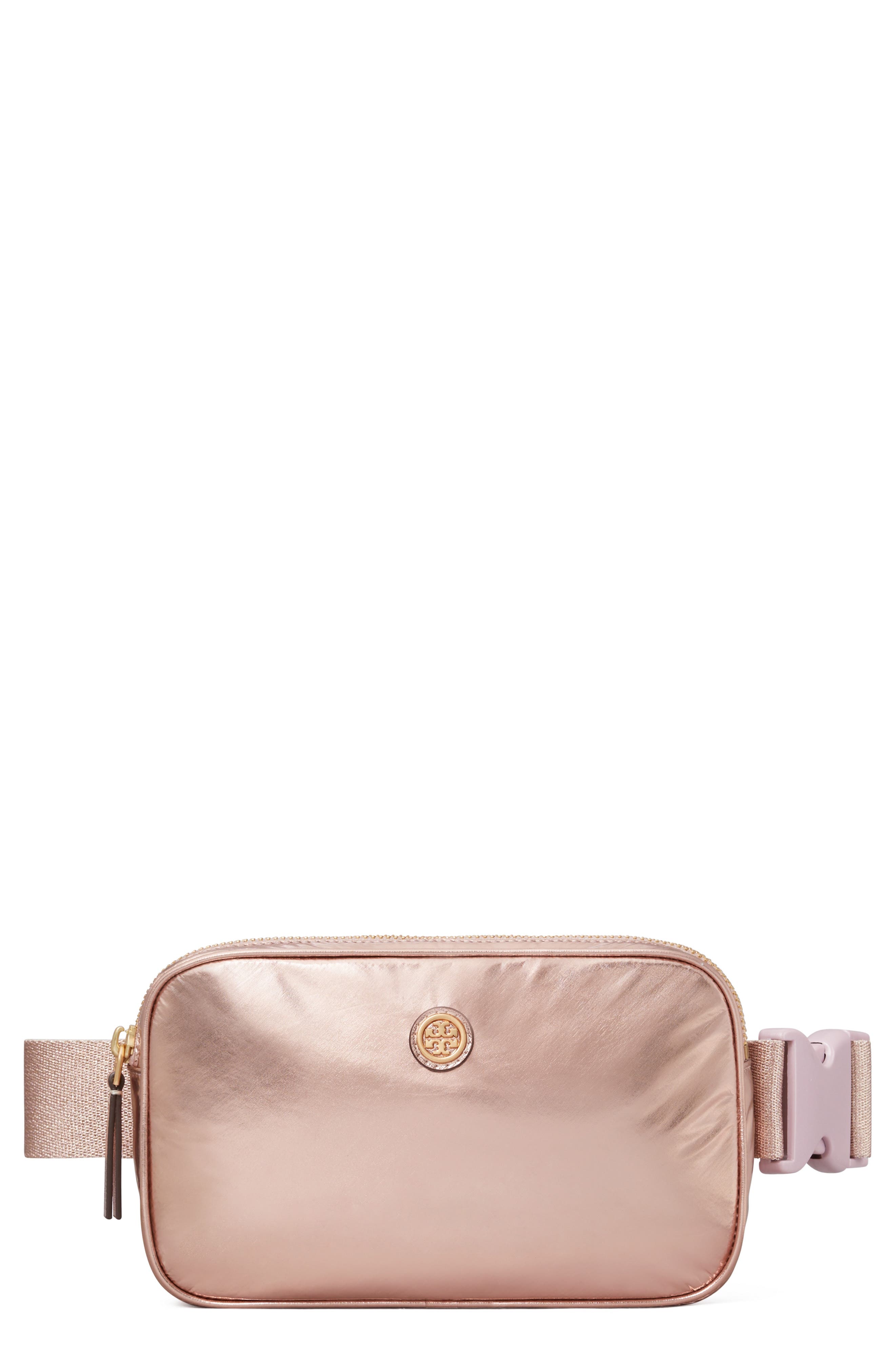 Tory Burch Virginia Metallic Nylon Belt Bag