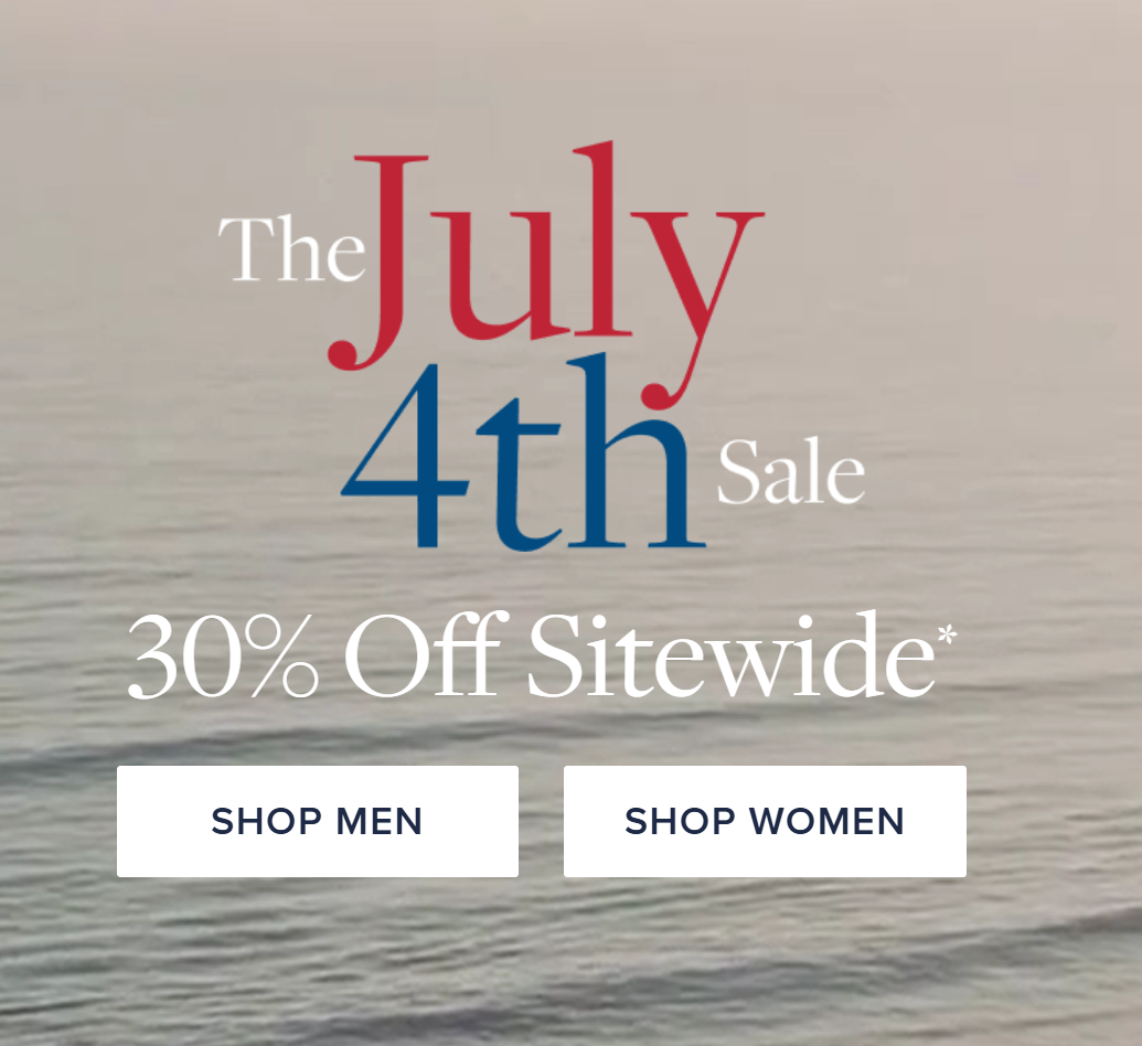 Brooks Brothers 夏日大促 全场7折