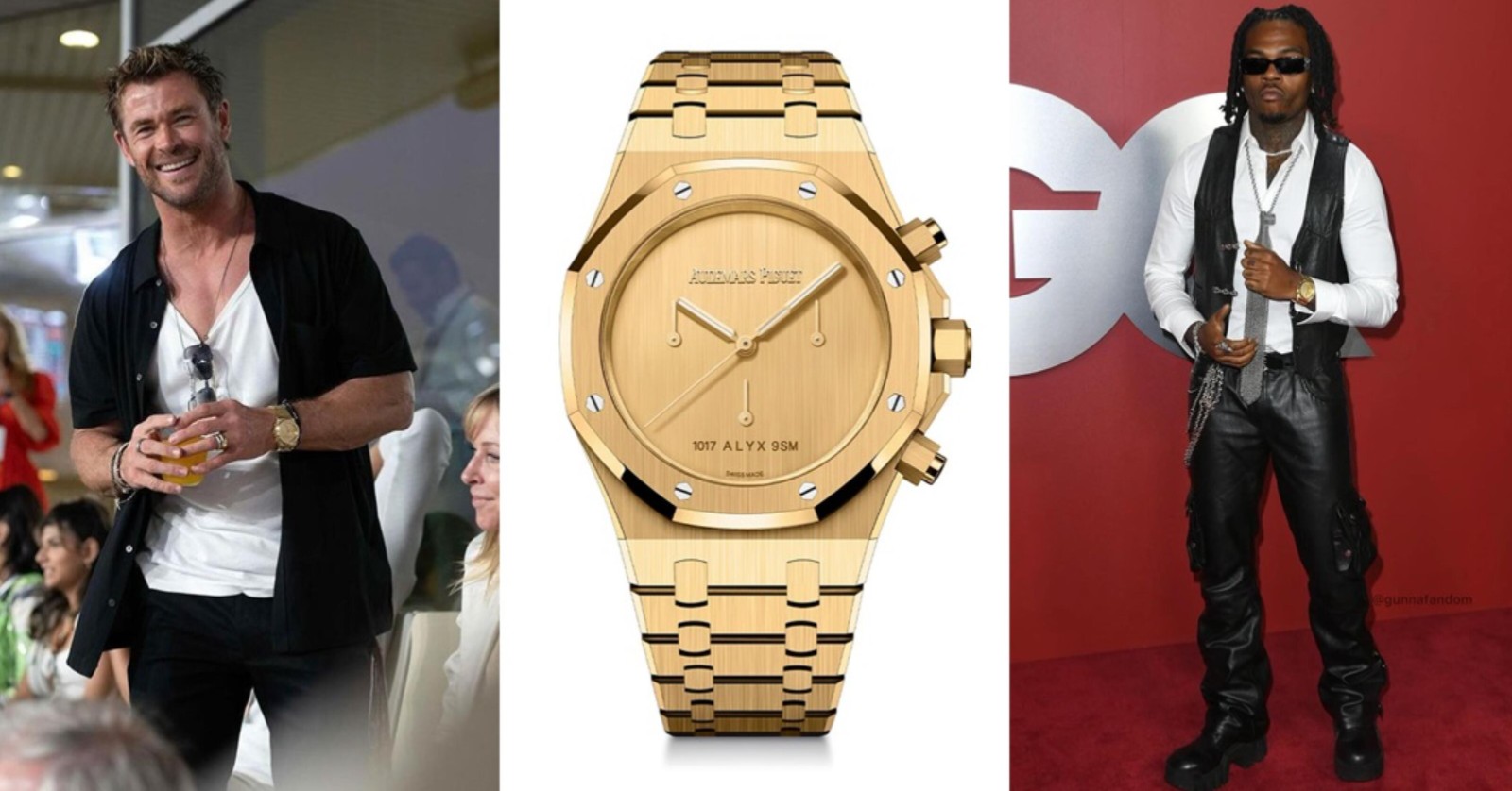 雷神索尔和知名饶舌歌手戴的是同一款錶- 皇家橡树 x 1017 Alyx 9SM 联名款