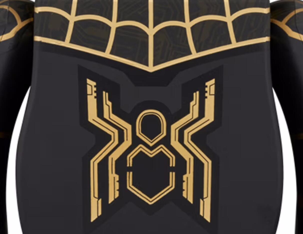 BE@RBRICK 推出「SPIDER-MAN BLACK & GOLD SUIT」系列新品上新_拔草哦