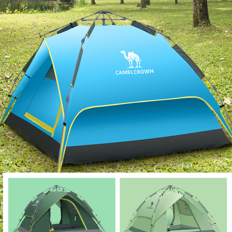 【骆驼】户外便携式折叠全自动加厚防雨帐篷