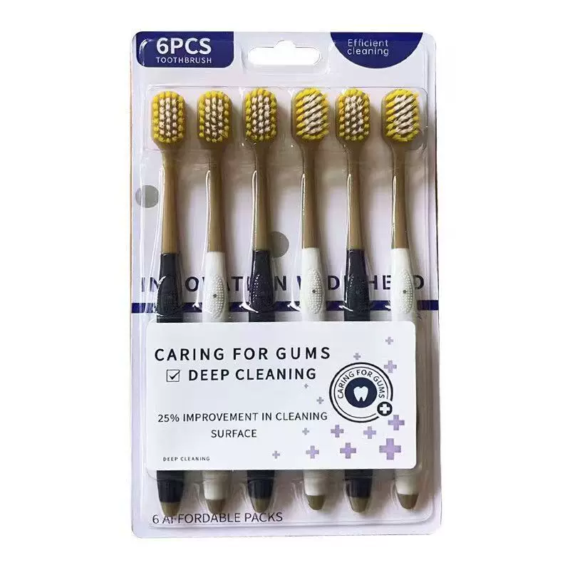 买一次够家里用好久！！舒白护龈牙刷6只装