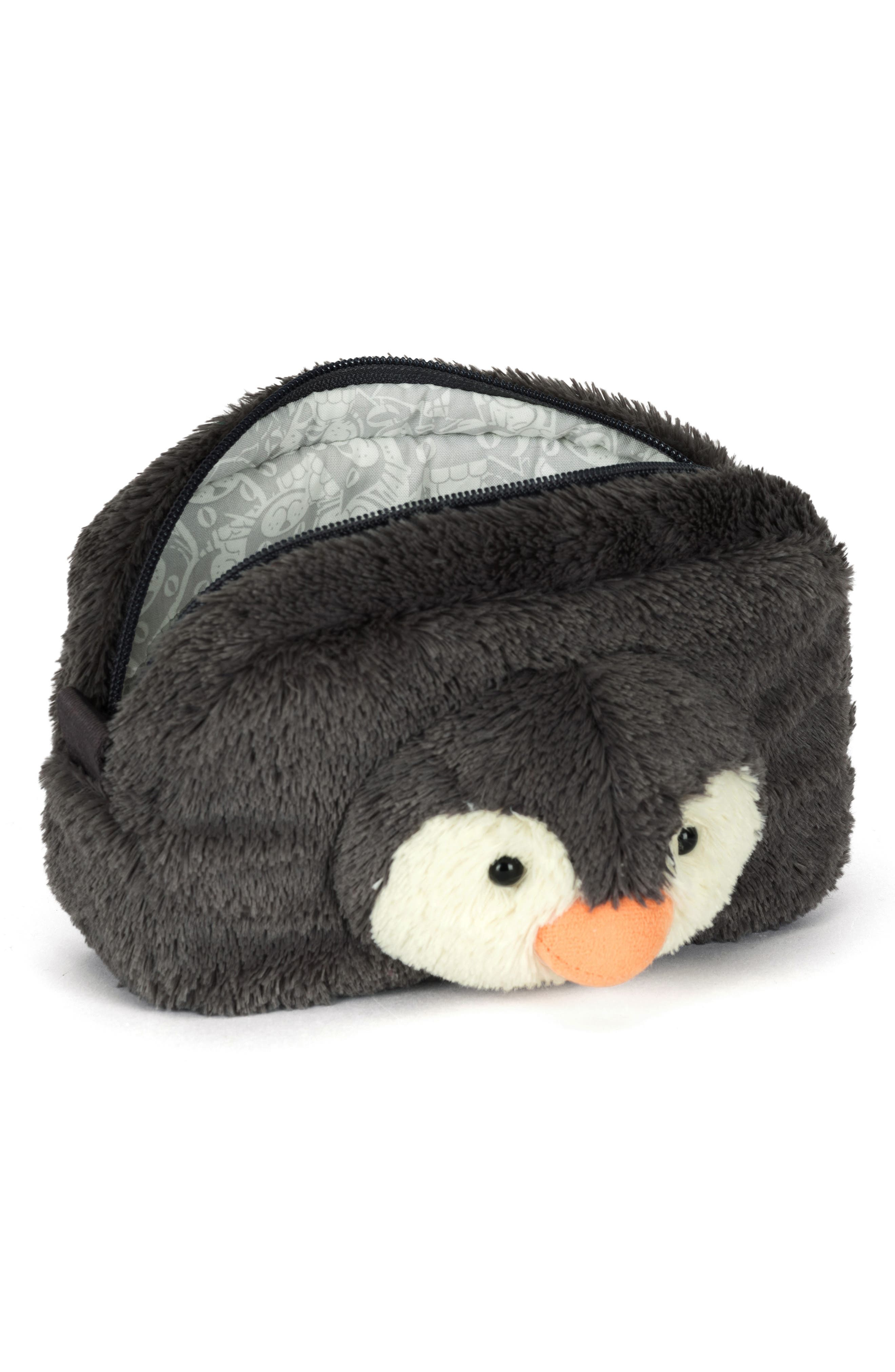Jellycat Kids' Peanut Penguin Plush Pouch
