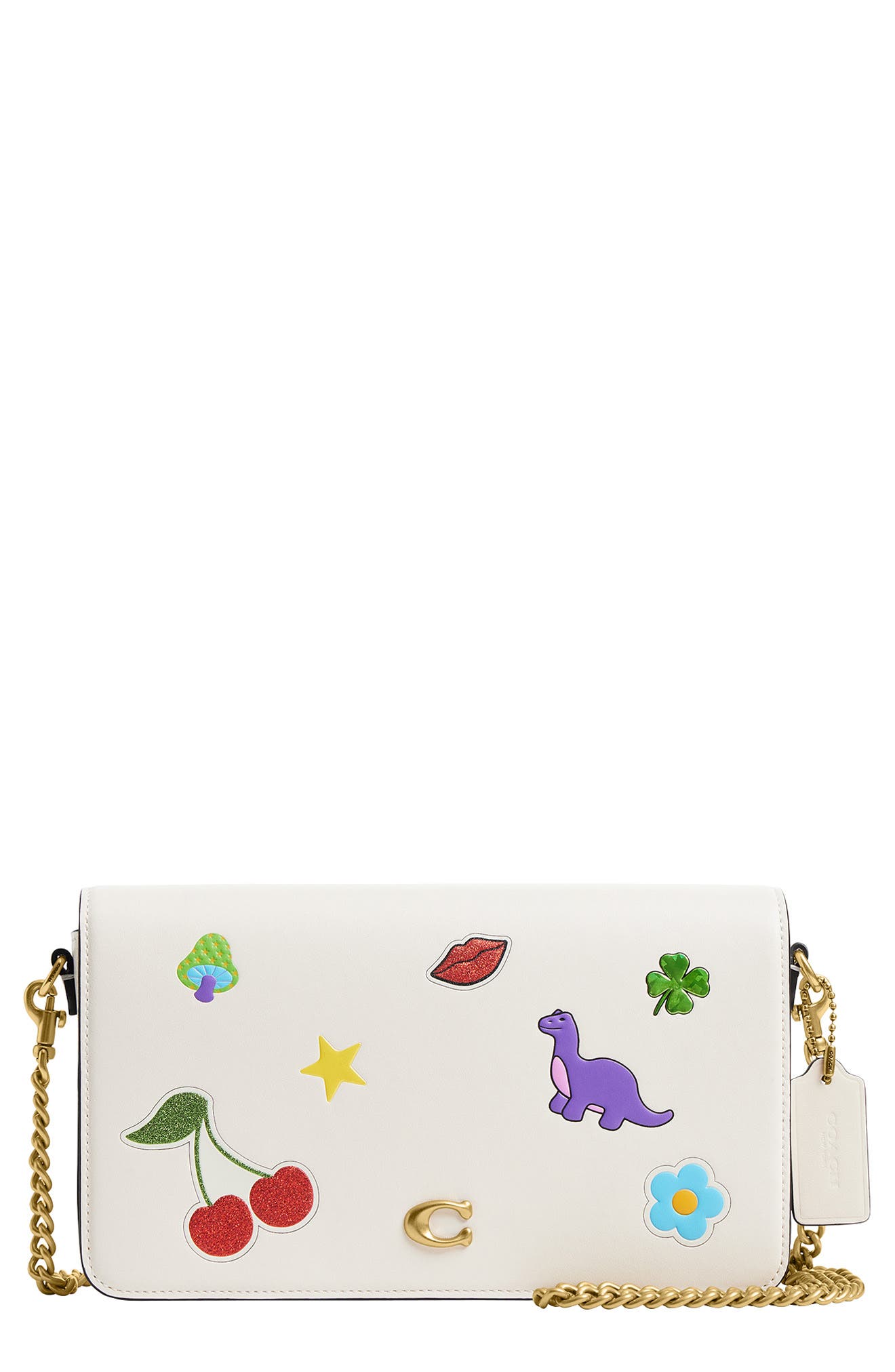 COACH Mila Leather 蔻驰单肩包 Chalk Multi