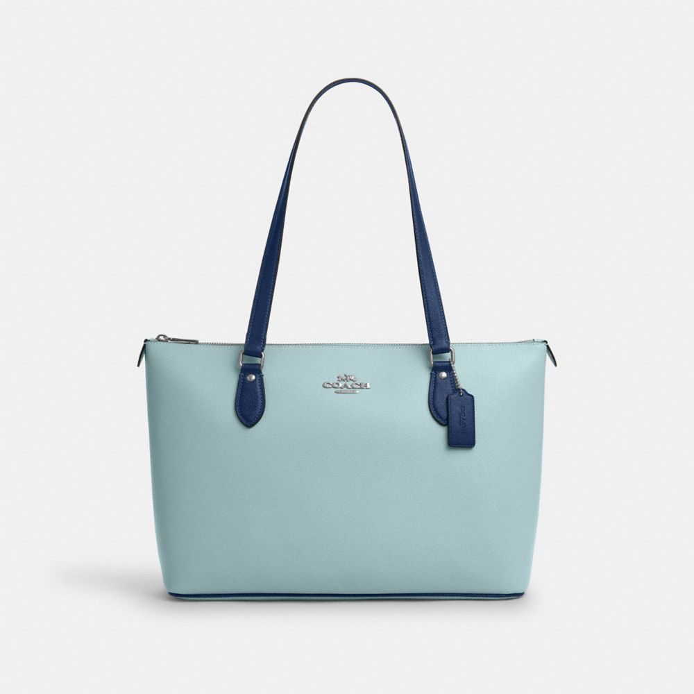 coach gallery tote bag in colorblock CAR35-SVXUS