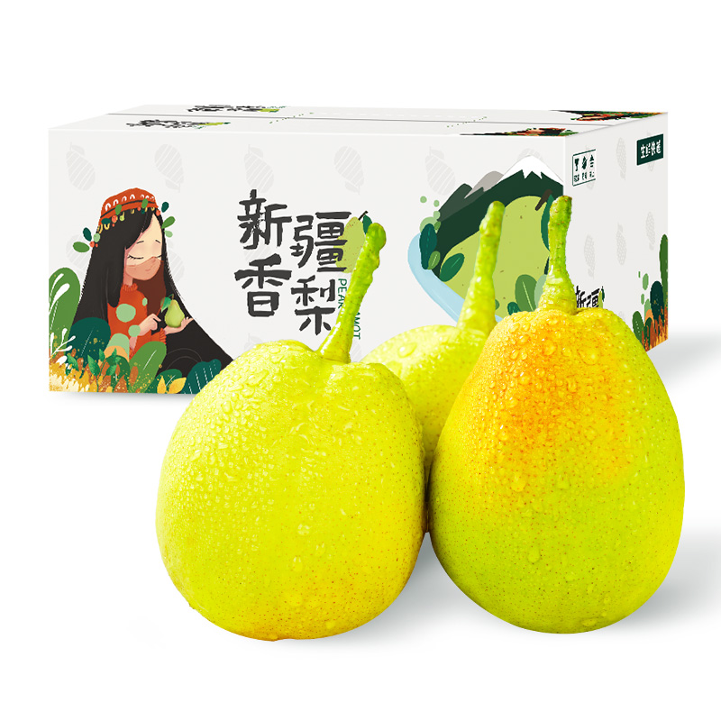 5斤礼盒装【坏果包赔】新疆香梨子水果