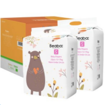 43.39元！碧芭宝贝 疯狂动物迷系列 婴儿纸尿裤 XL44片（需买2件 付86.77元包邮 返30猫卡后