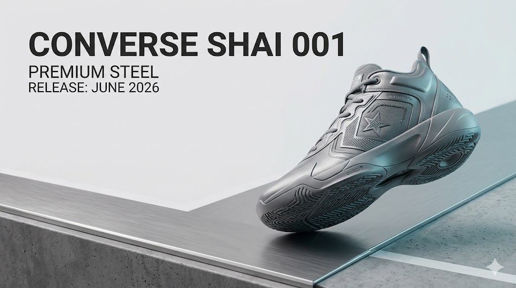 Converse SHAI 001 Premium Steel sneaker release by Shai Gilgeous-Alexander