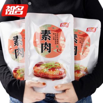 7.29元！祖名手撕素肉豆干120g（需拍3件+凑单包邮）+赠品