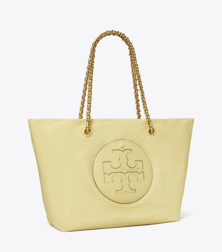 Tory Burch 汤丽柏琦Ella 链条托特包Lemon Sugar