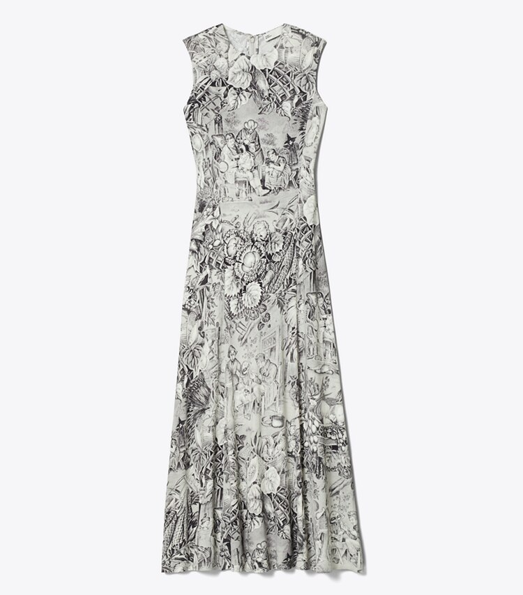 tory burch Printed Jersey Dress