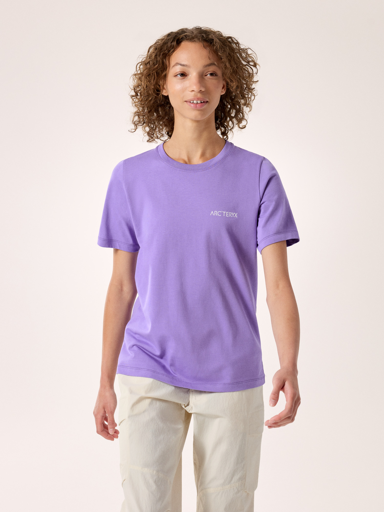 Arcteryx Kragg SL Cotton Blurred Bird Crew Shirt SS Women's