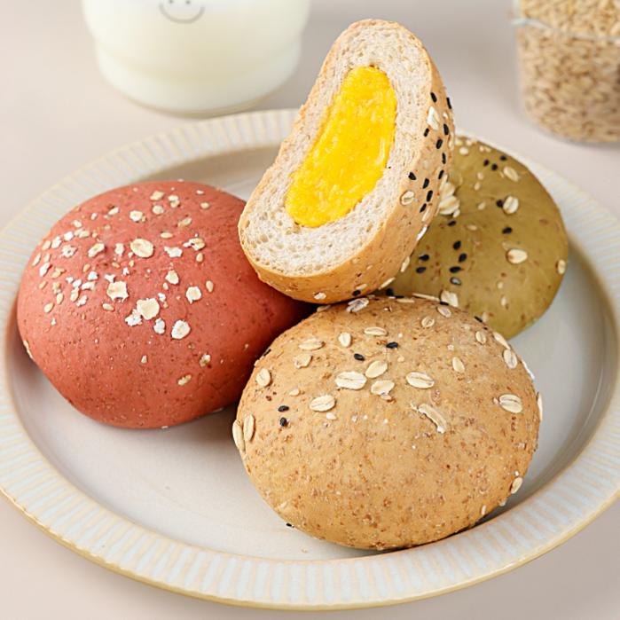 鲨鱼菲特全麦面包奶酪欧包10只