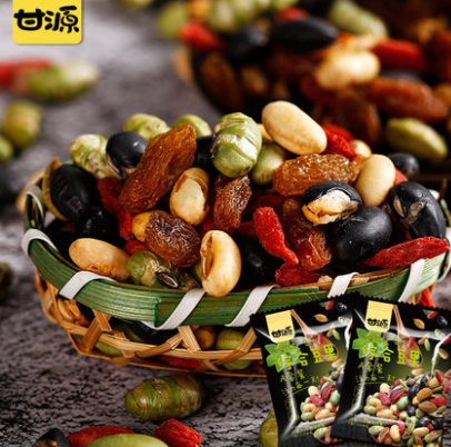 19.9元包邮！甘源 每日综合豆果100g*5