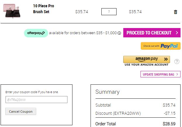 Wet N Wild 湿又野玫瑰金高阶版化妆刷10支套装 折后 28 59 拔草哦