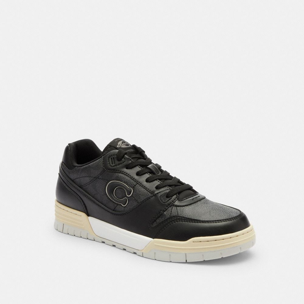 coach soho sneaker with signature canvas CAQ10-MI5