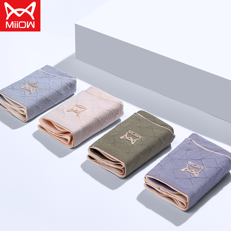 【猫人】女士纯棉内裤4条装