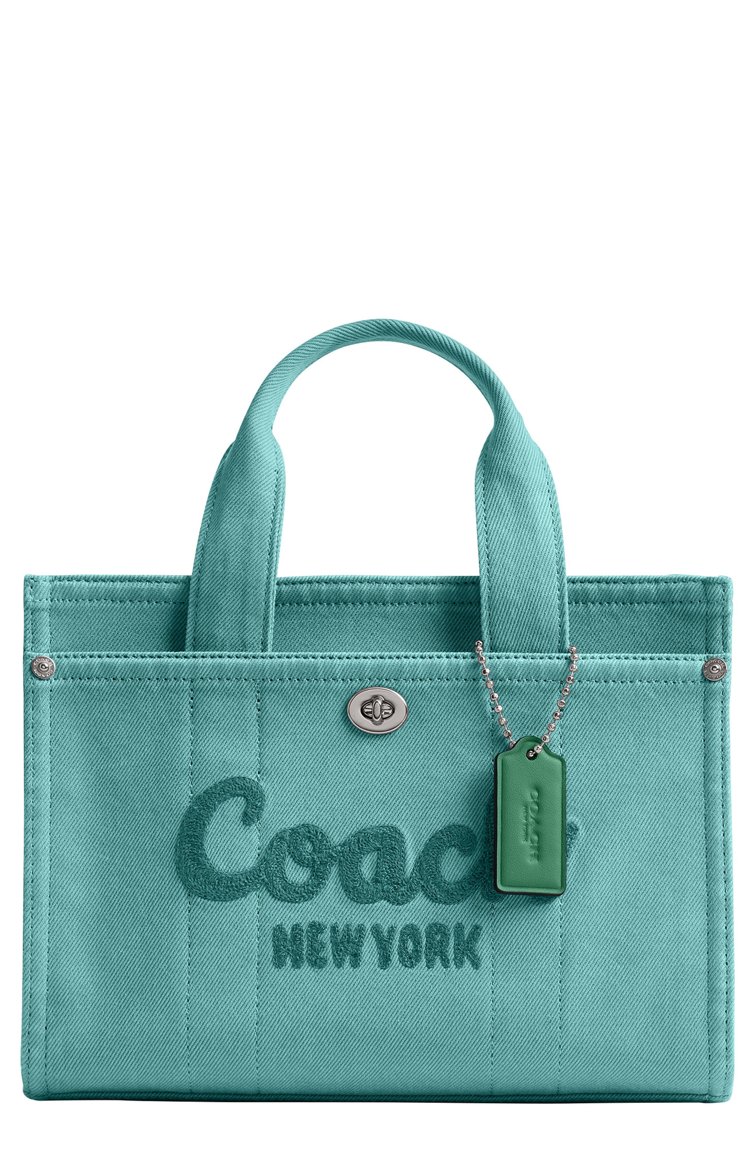 COACH Denim Cargo Tote