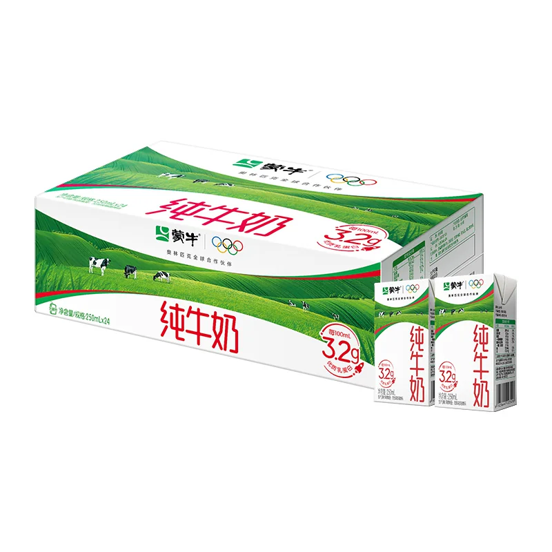 蒙牛纯牛奶250ml×24包