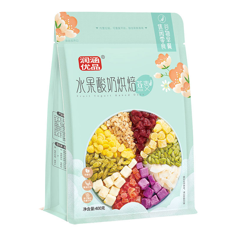 【润涵优品】即食酸奶水果麦片400g