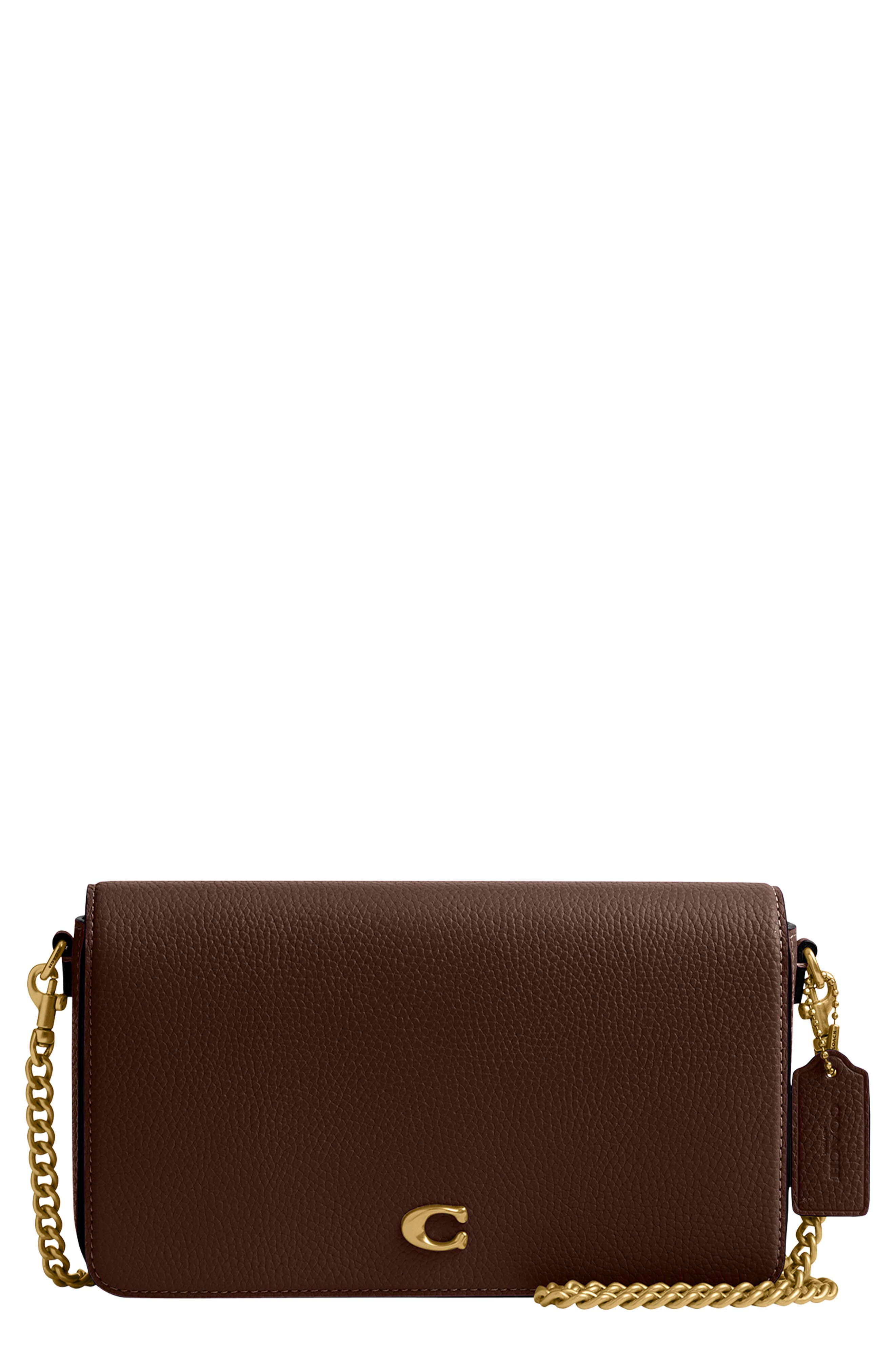 COACH Essential Polished Pebble Leather Crossbody Bag