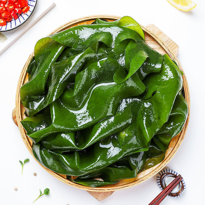 咔噜哩！盐渍裙带菜净*3斤