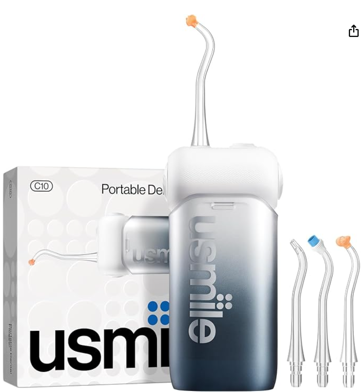 Usmile 便携冲牙器 C10 限时特惠：95天长续航，再降仅需$49