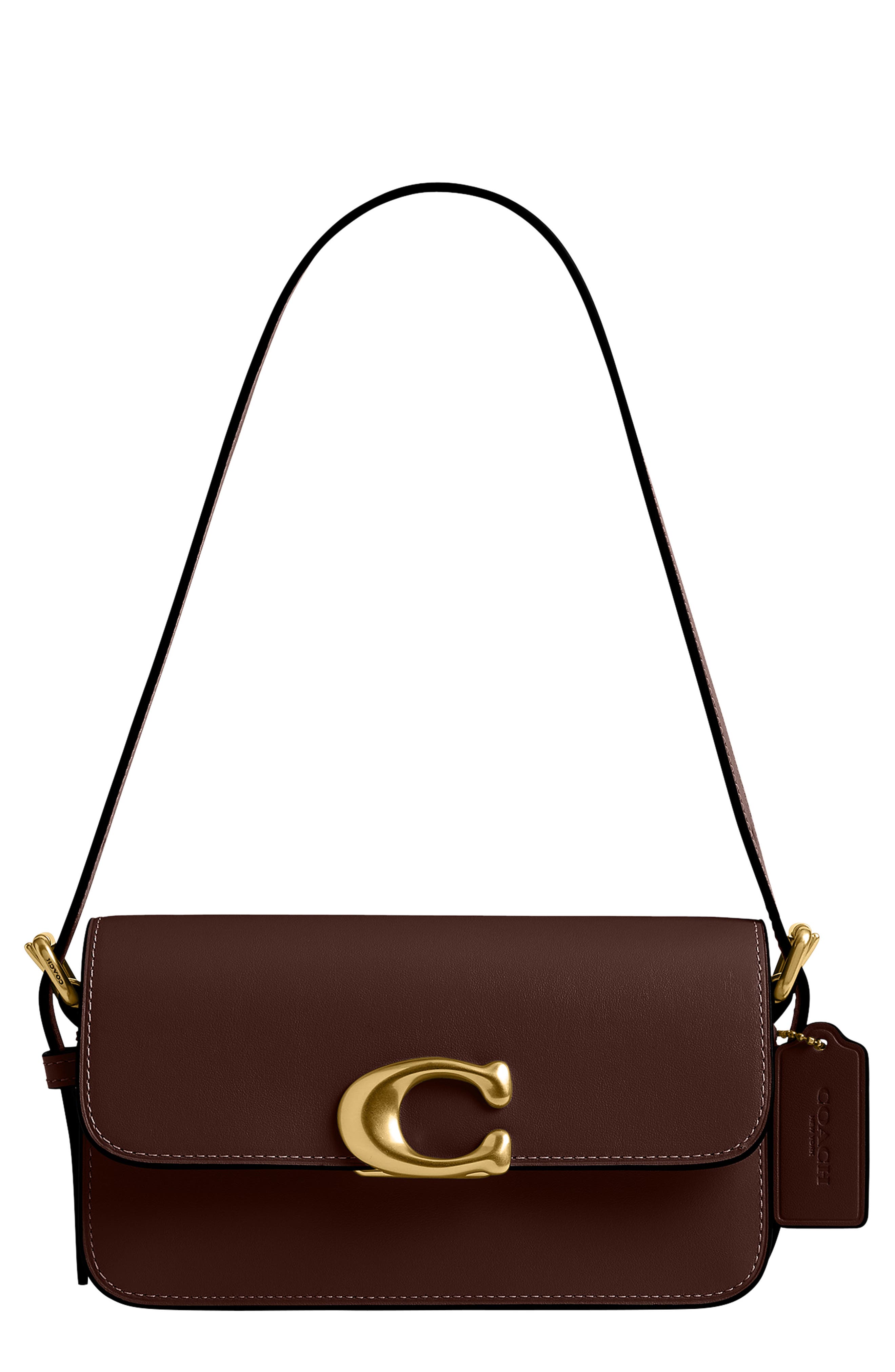 COACH Zoe Refined Calf Leather Shoulder Bag