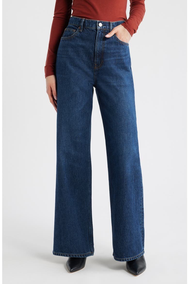 Reformation Cary Wide Leg Jeans - Parisian style
