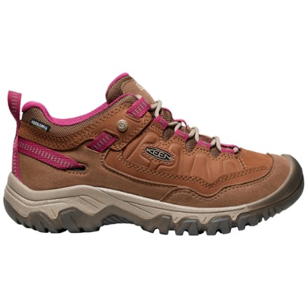 KEEN Targhee IV Waterproof 女士徒步鞋 Bison/Beaujolais 8.5
